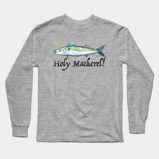 Holy Mackerel! Long Sleeve T-Shirt by door444